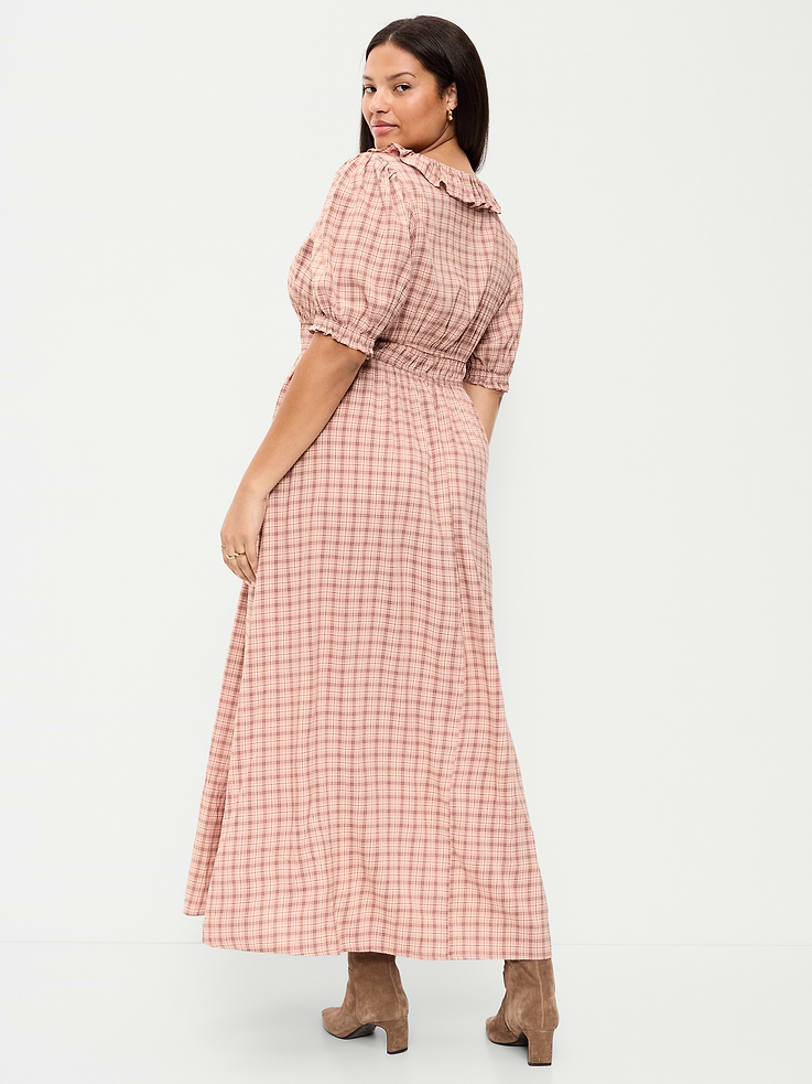 Image number 10 showing, Ruffle-Trim Boho Maxi Dress