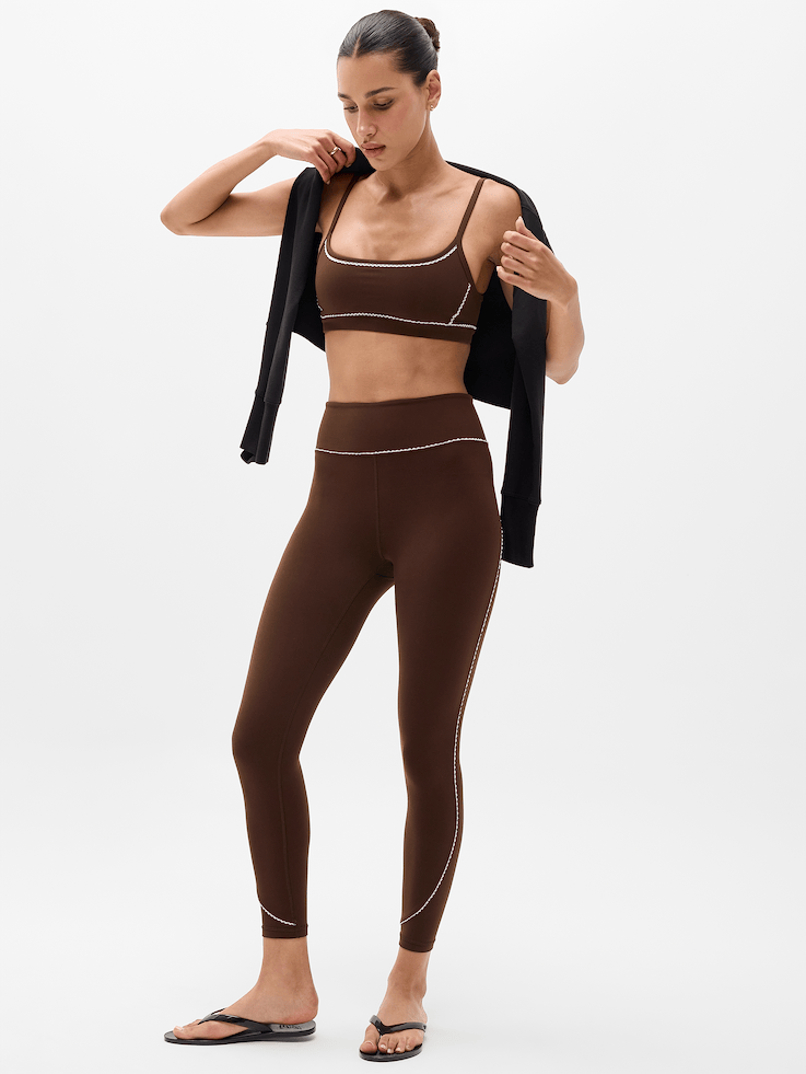Image number 1 showing, Elation Ultra High Rise Picot 7/8 Legging