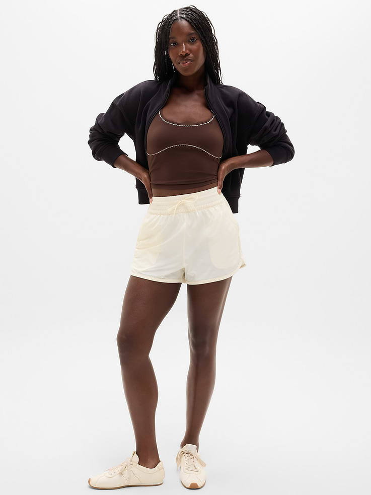 Image number 1 showing, Weekender High Rise Picot 3" Run Short