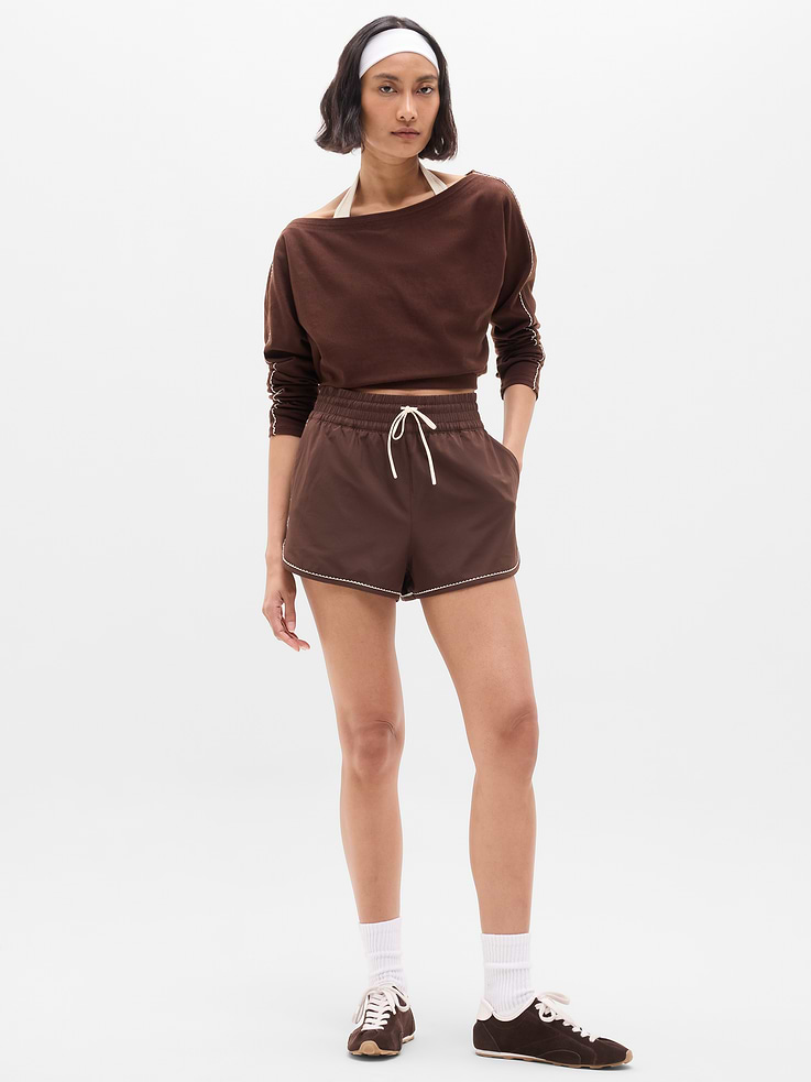Image number 1 showing, Weekender High Rise Picot 3" Run Short