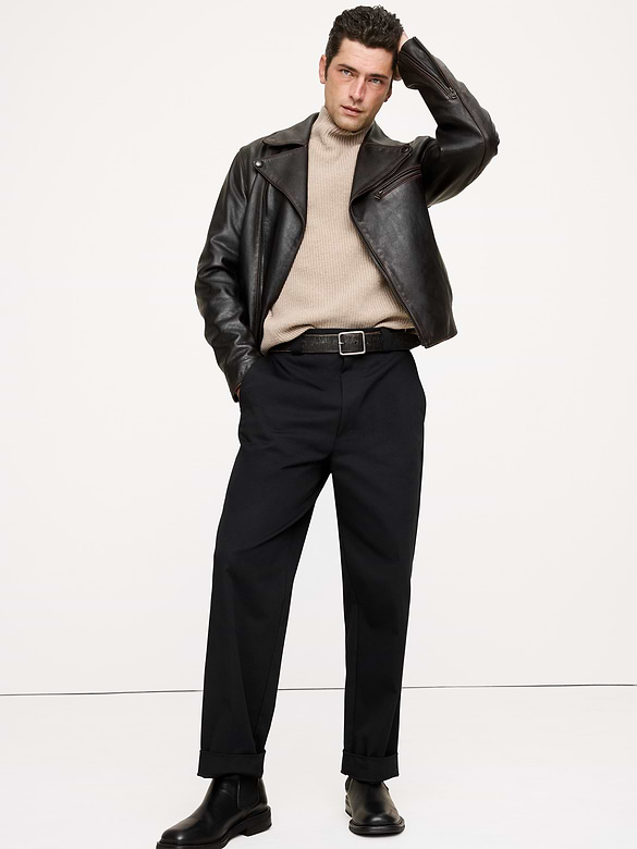 Leather Moto Jacket