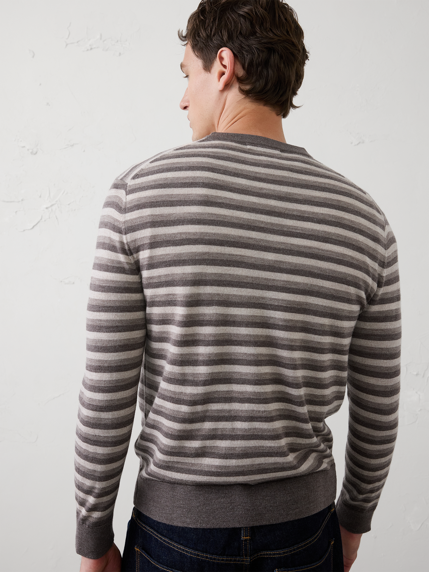 Image number 2 showing, Merino Wool Crew-Neck Sweater