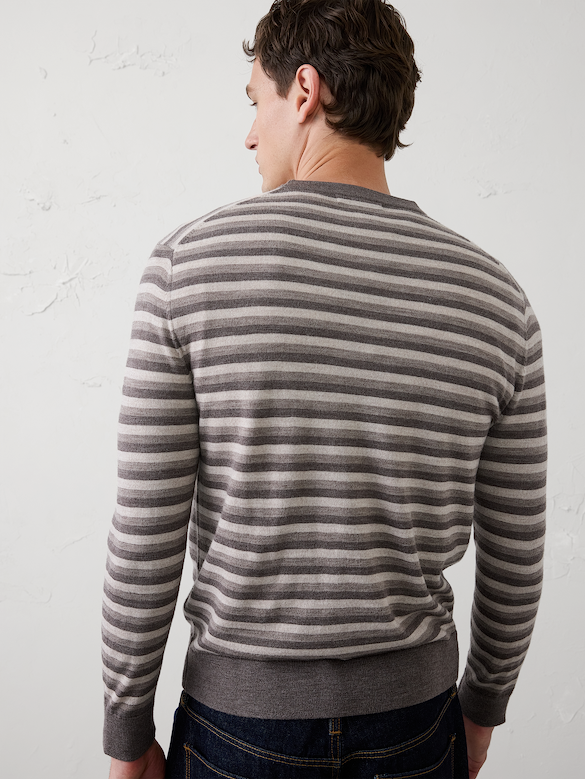 Merino Wool Crew-Neck Sweater