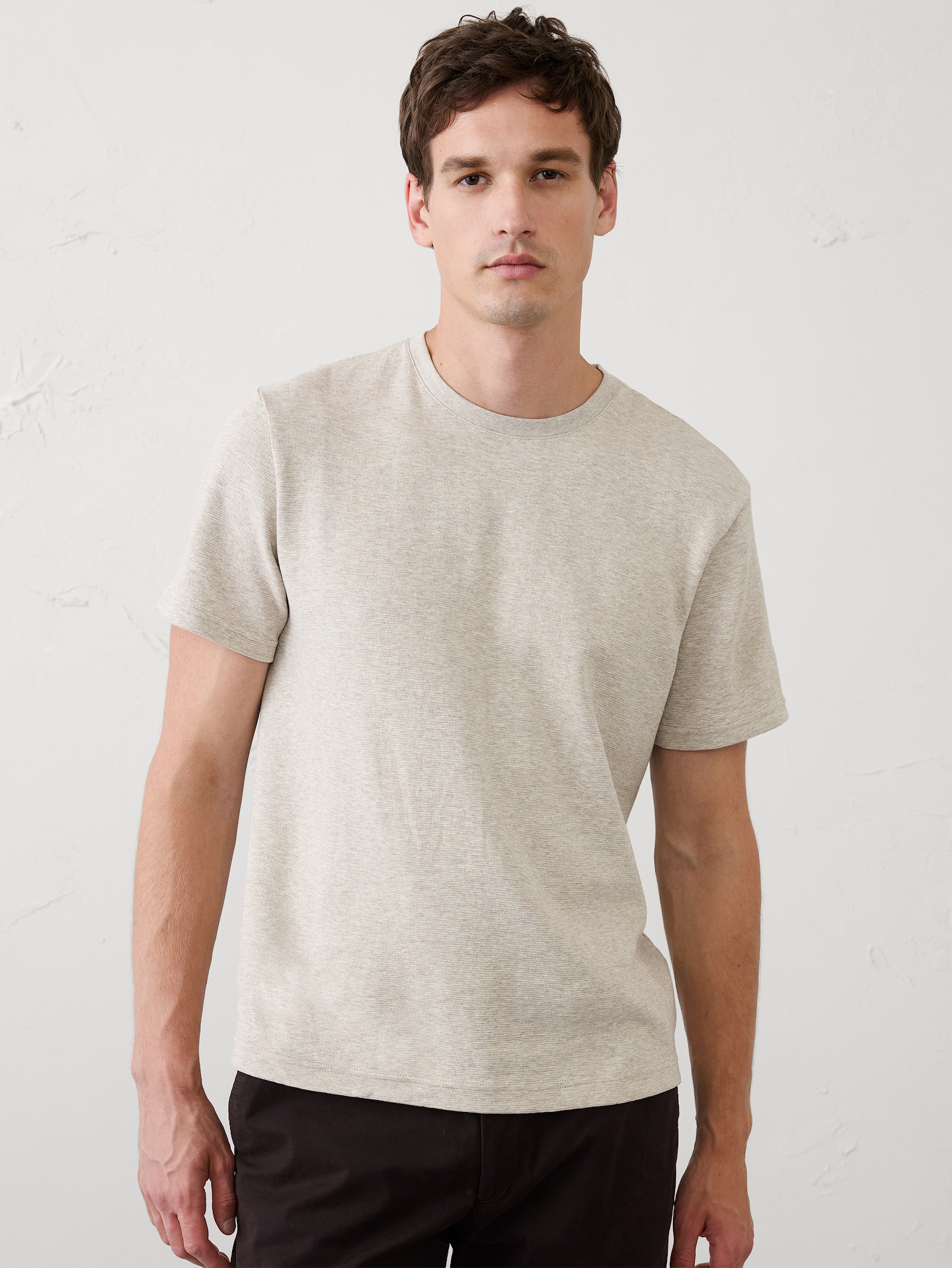 Image number 1 showing, Standard-Fit Ottoman T-Shirt