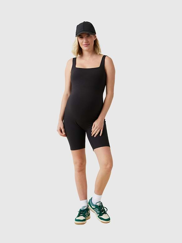 Ingrid and Isabel The Short Maternity Active Unitard Jumpsuit