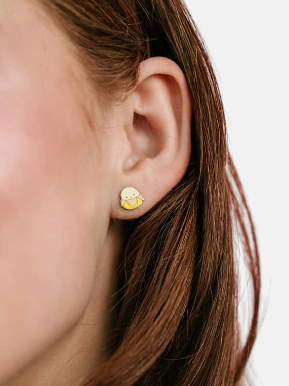 Pierced Co Squishmallows Junie Screwback Earrings