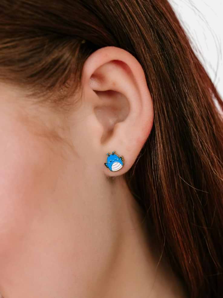 Image 2 of 2, Pierced Co Squishmallows Waverly Screwback Earrings