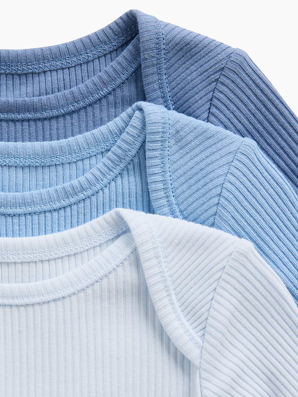 Baby First Favorites TinyRib Pocket Bodysuit (3-Pack)