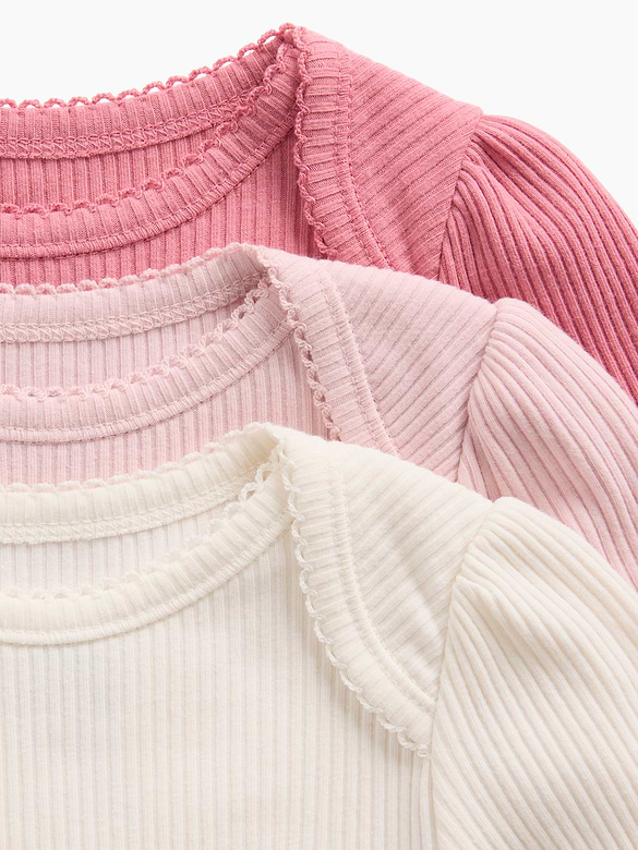 Baby First Favorites TinyRib Bodysuit (3-Pack)