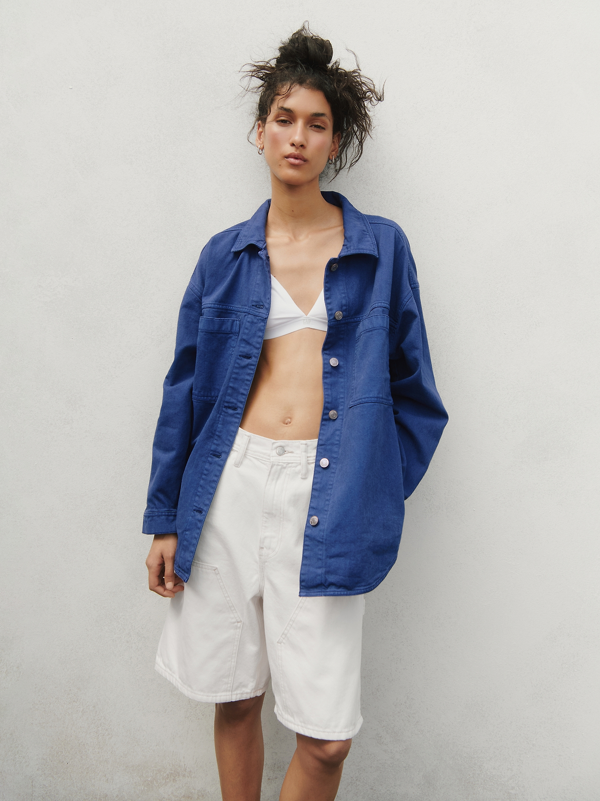 Oversized Shirt Jacket | Gap