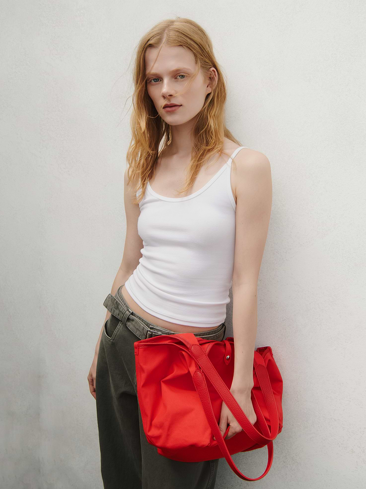 Image number 5 showing, Canvas Slouchy Tote Bag