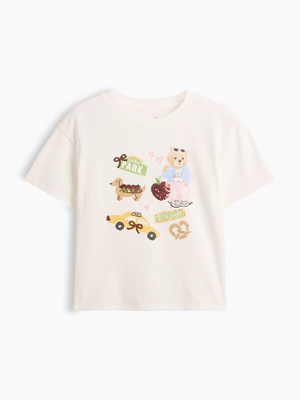 Kids Oversized Graphic T-Shirt