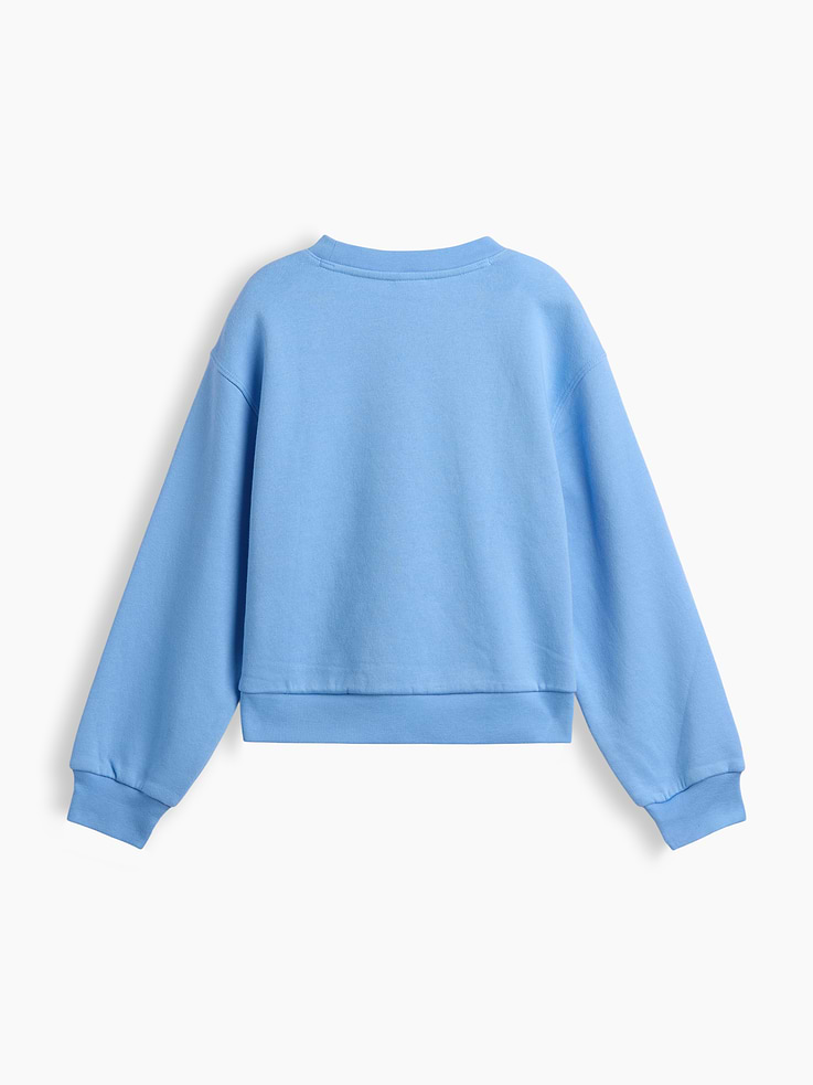Image number 2 showing, Kids Relaxed Wedge Crewneck Sweatshirt