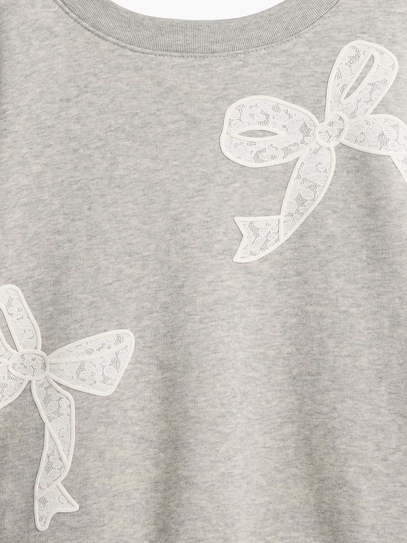 Kids Relaxed Wedge Crewneck Sweatshirt