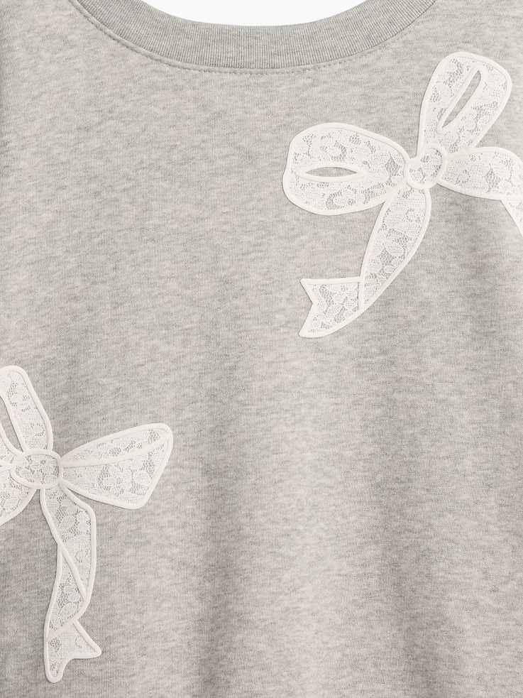 Image number 3 showing, Kids Relaxed Wedge Crewneck Sweatshirt