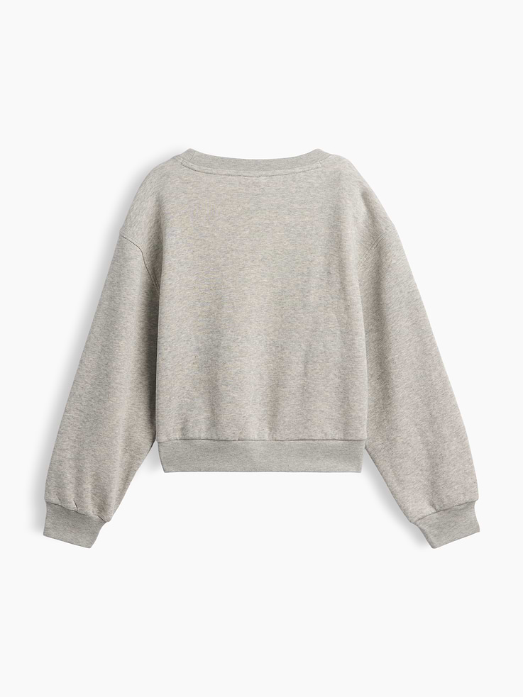 Image number 2 showing, Kids Relaxed Wedge Crewneck Sweatshirt