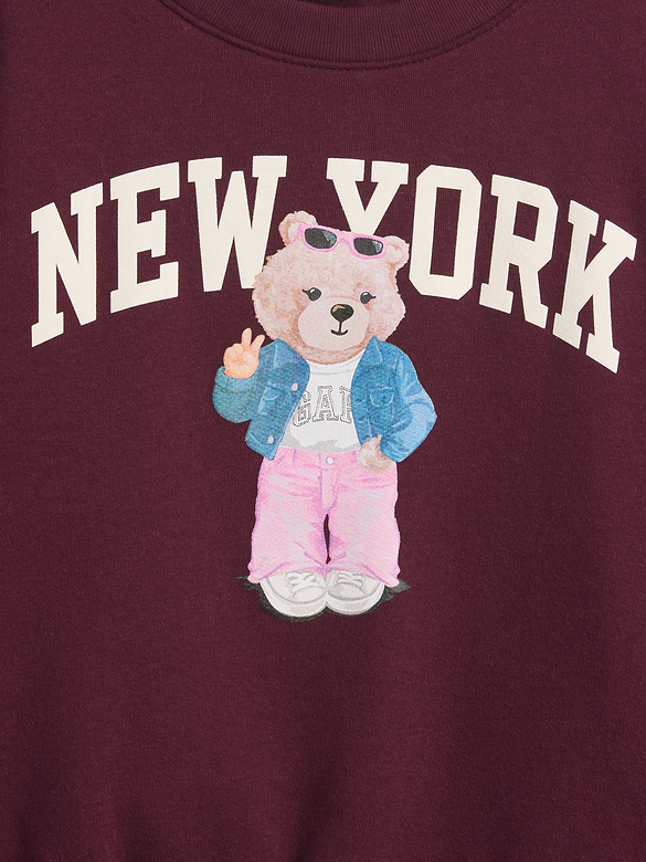 Kids Relaxed Wedge Crewneck Sweatshirt