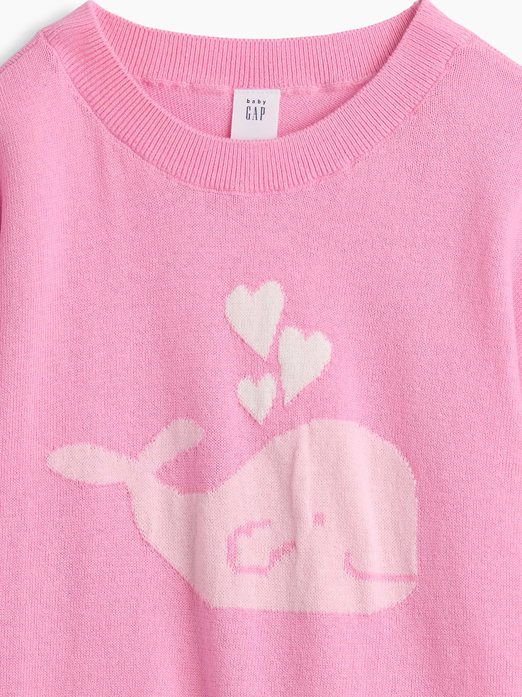 Image number 3 showing, babyGap Whale Intarsia Sweater