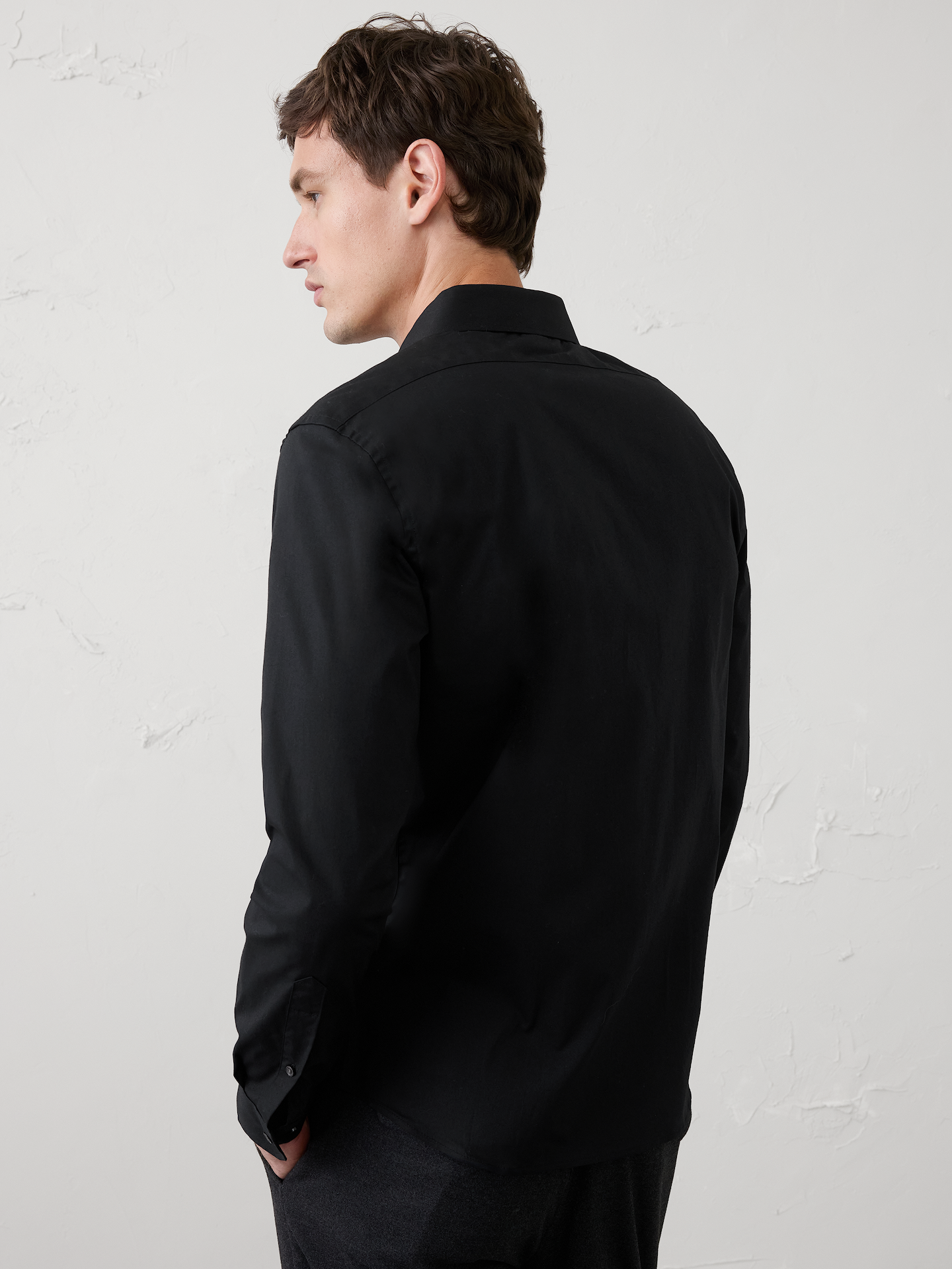 Image number 2 showing, Slim-Fit Untucked Dress Shirt