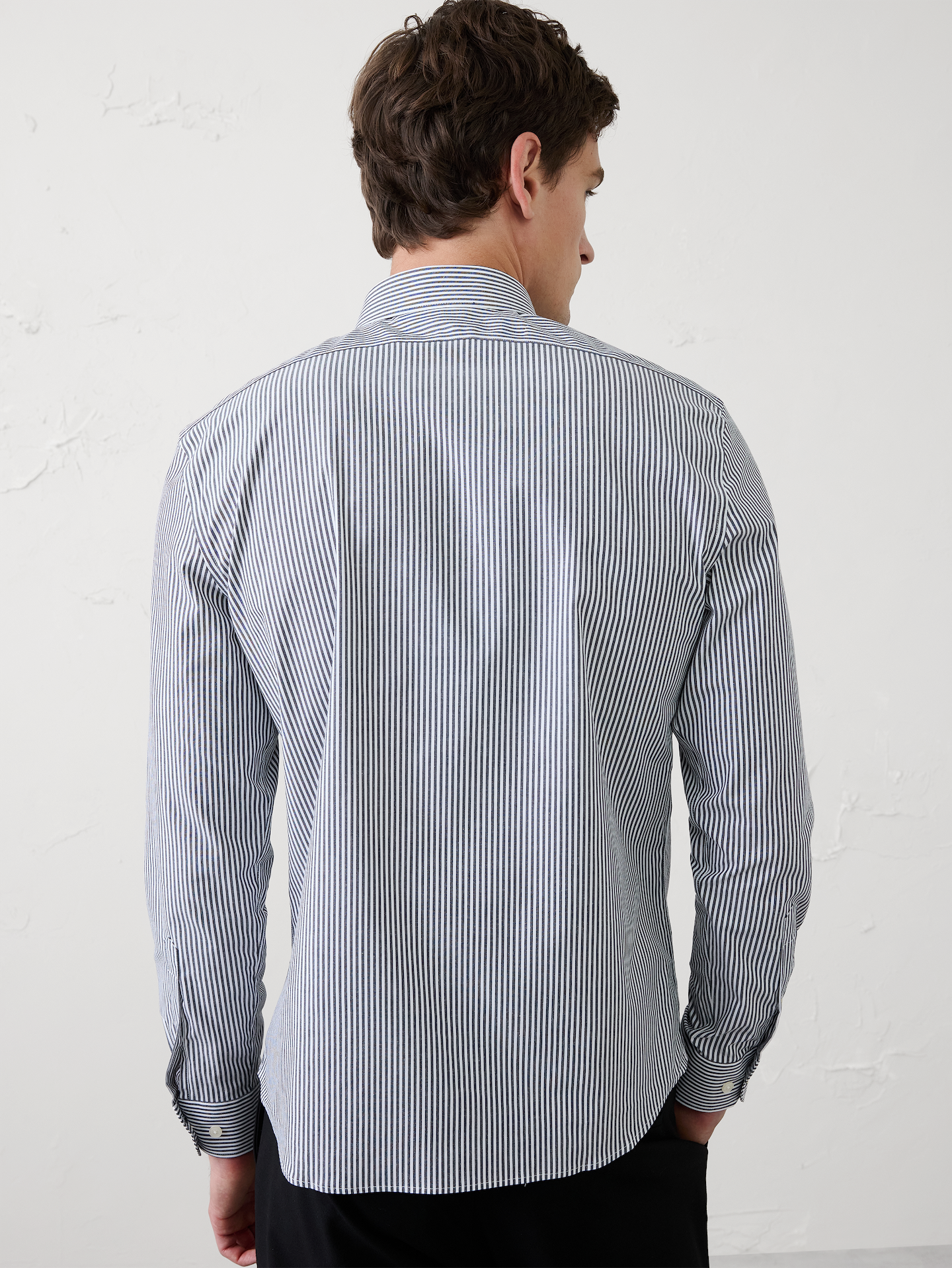 Image number 8 showing, Slim-Fit Untucked Dress Shirt