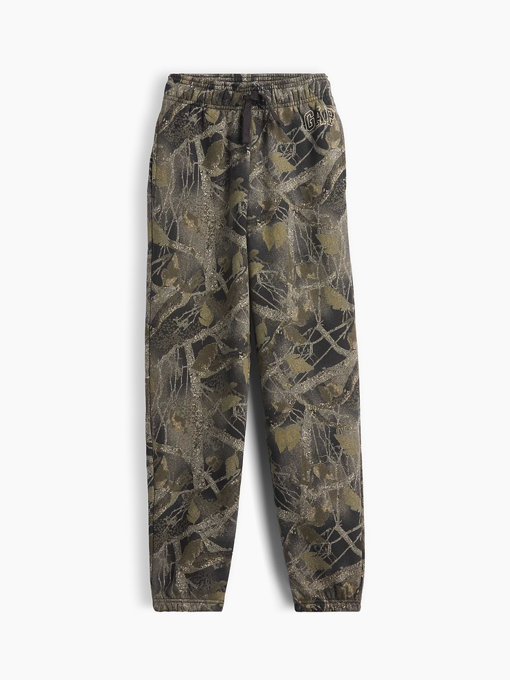 Image number 1 showing, Kids Relaxed Camo Gap Logo Joggers