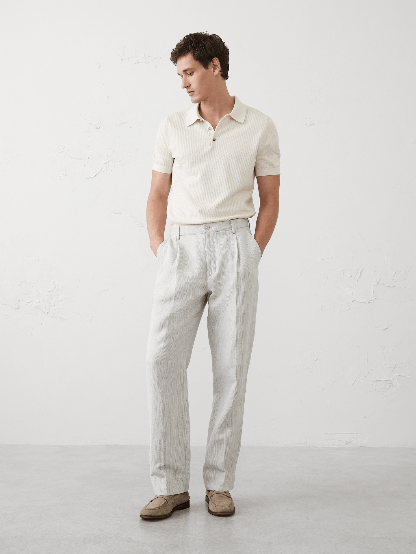 Image number 1 showing, Textured Sweater Polo