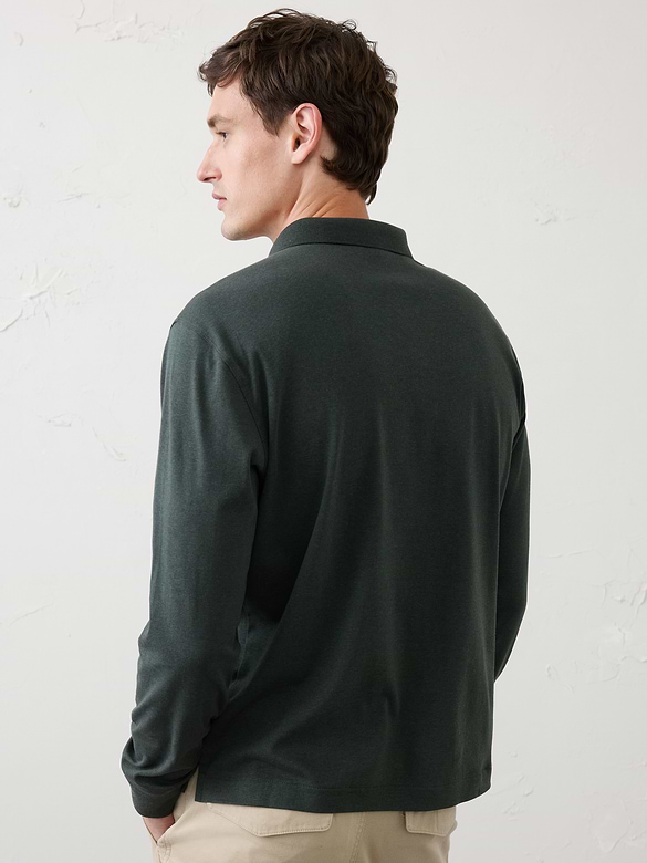 Standard-Fit Luxe Touch Polo
