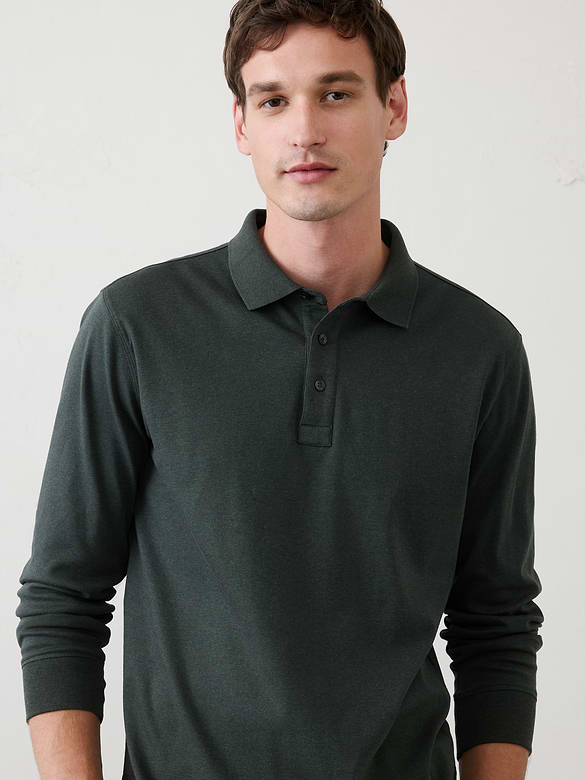 Standard-Fit Luxe Touch Polo