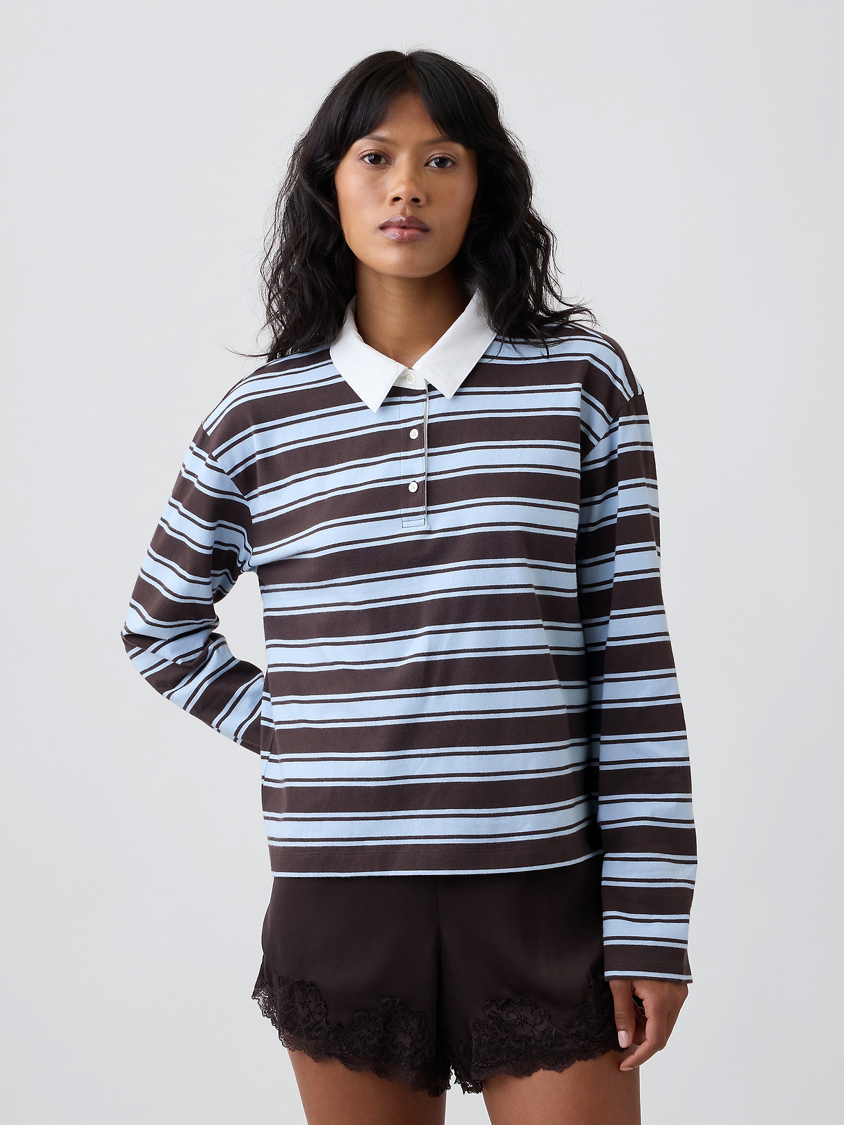 Relaxed Rugby Polo Shirt | Gap Factory