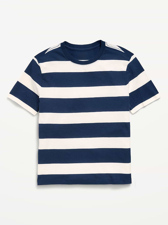 Softest Short-Sleeve Striped T-Shirt for Boys