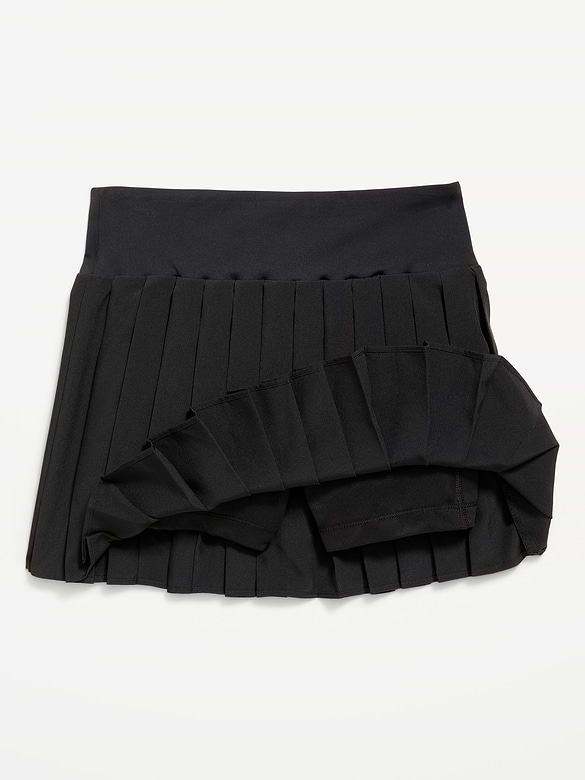 Jupe-short Performance plissée à taille haute pour Fille