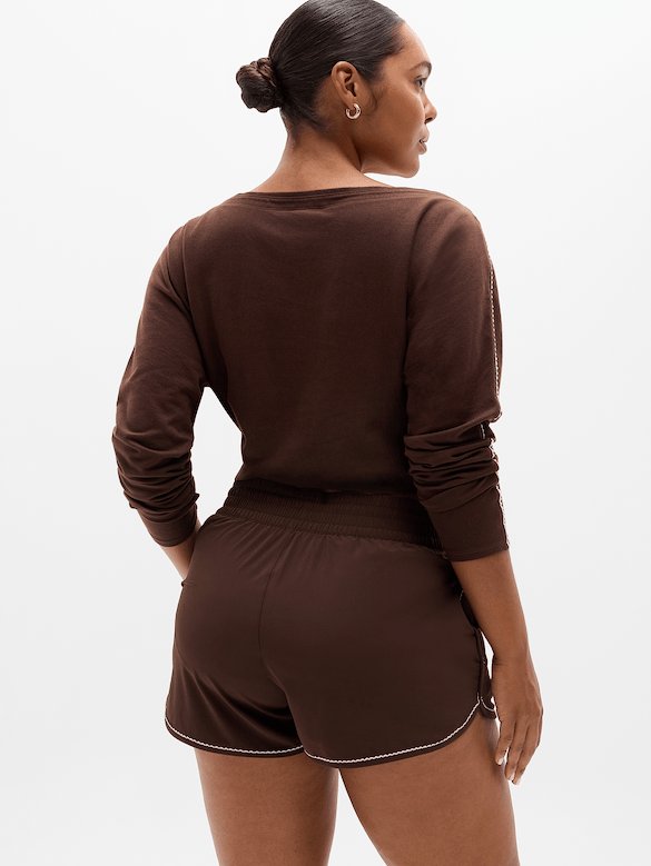 Weekender High Rise Picot 3" Run Short