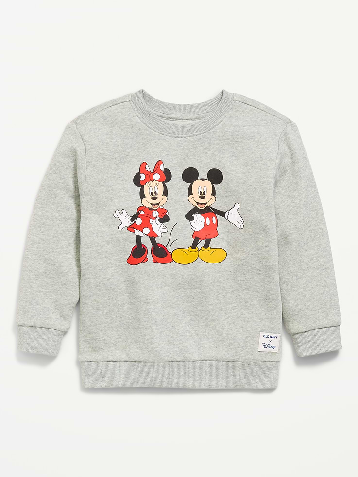 Image 1 de 1, Encolure ras du cou., Manches longues., Emmanchure basse., Imprimé sous licence., ©Disney., Exclusivement dans les magasins Old Navy Entrepôt et en ligne., Produit #908358