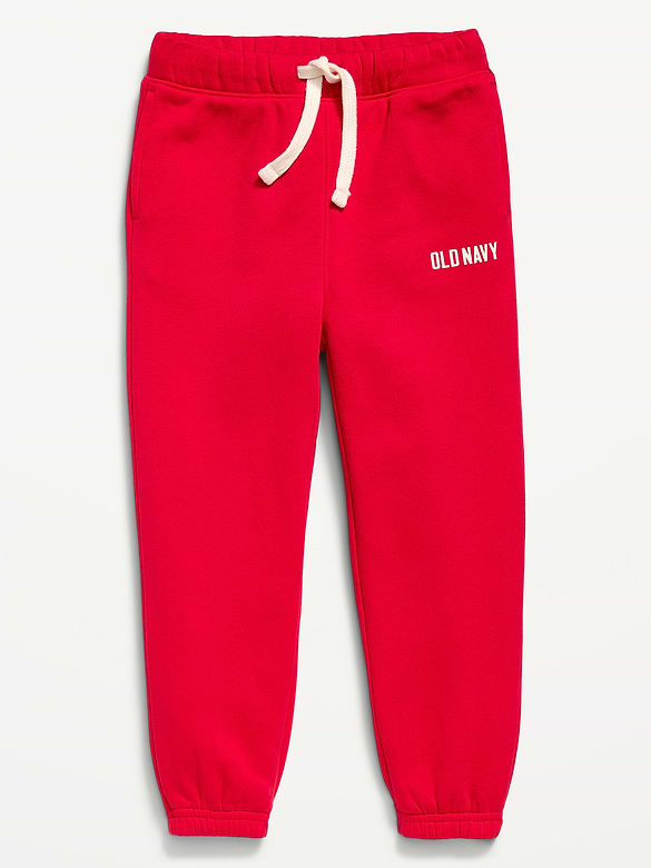 Logo Graphic Fleece Jogger Sweatpants for Toddler Boys