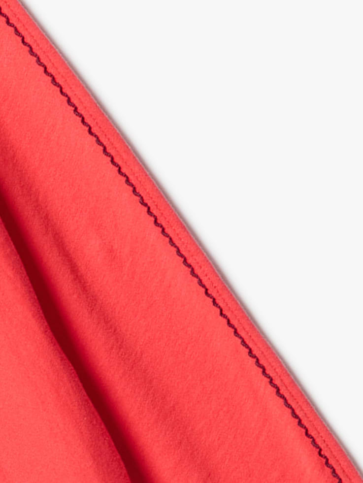 Image number 7 showing, Airy Cotton Terry Boatneck Picot Sweatshirt