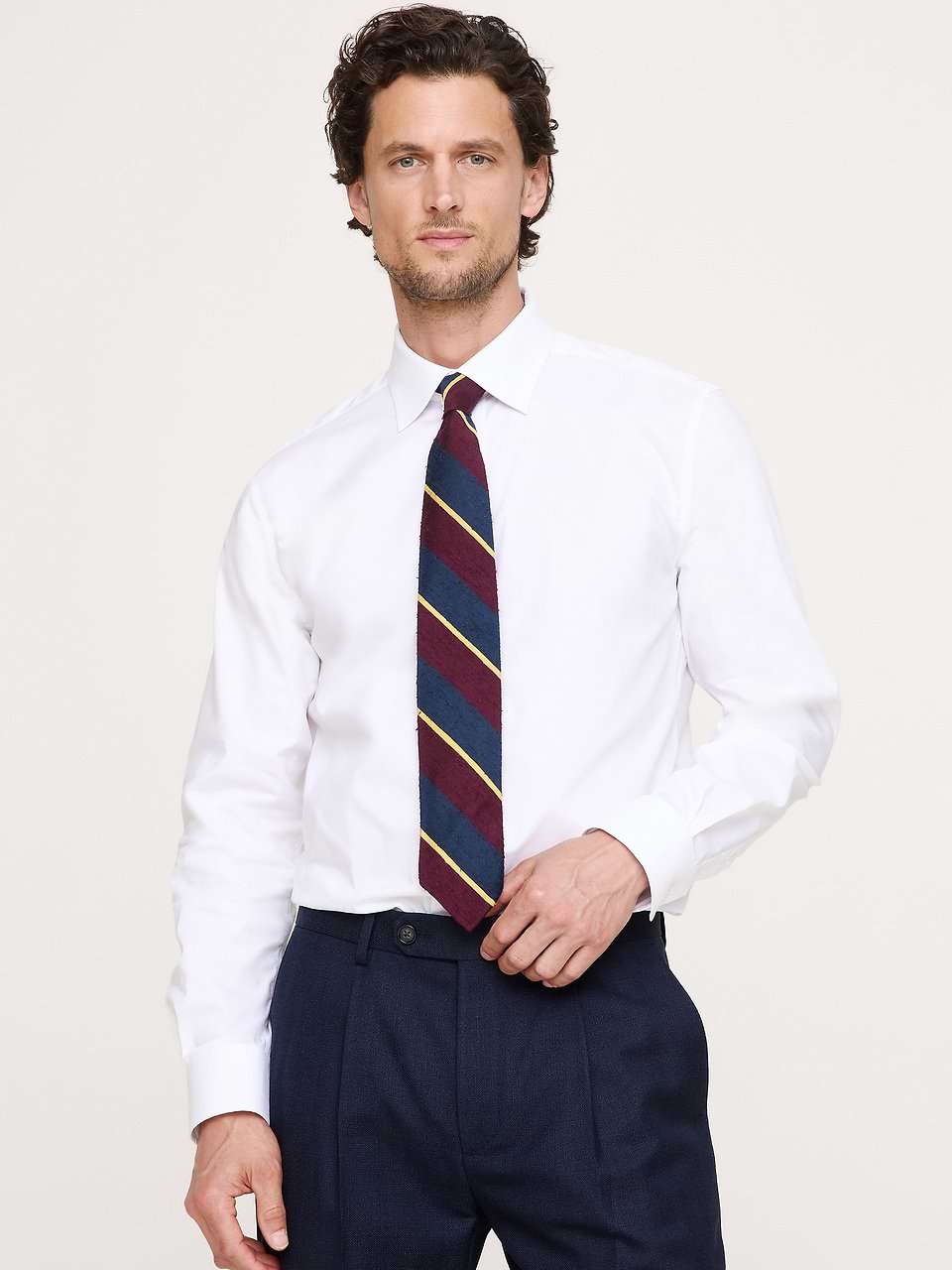 wrinkle resistant dress shirts Men's Shirt Long Sleeve 4-Way Stretch Free Grey Formal Shirt XL The truth is you can’t go everywhere untucked Hisdern Men's Stretch Wrinkle-Resistant Dress