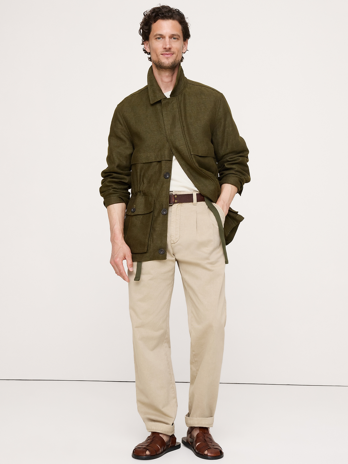 パンツ BANANA REPUBLIC 90s paint splatter chino Archive Reissue Straight Pleated Chino | Banana Republic