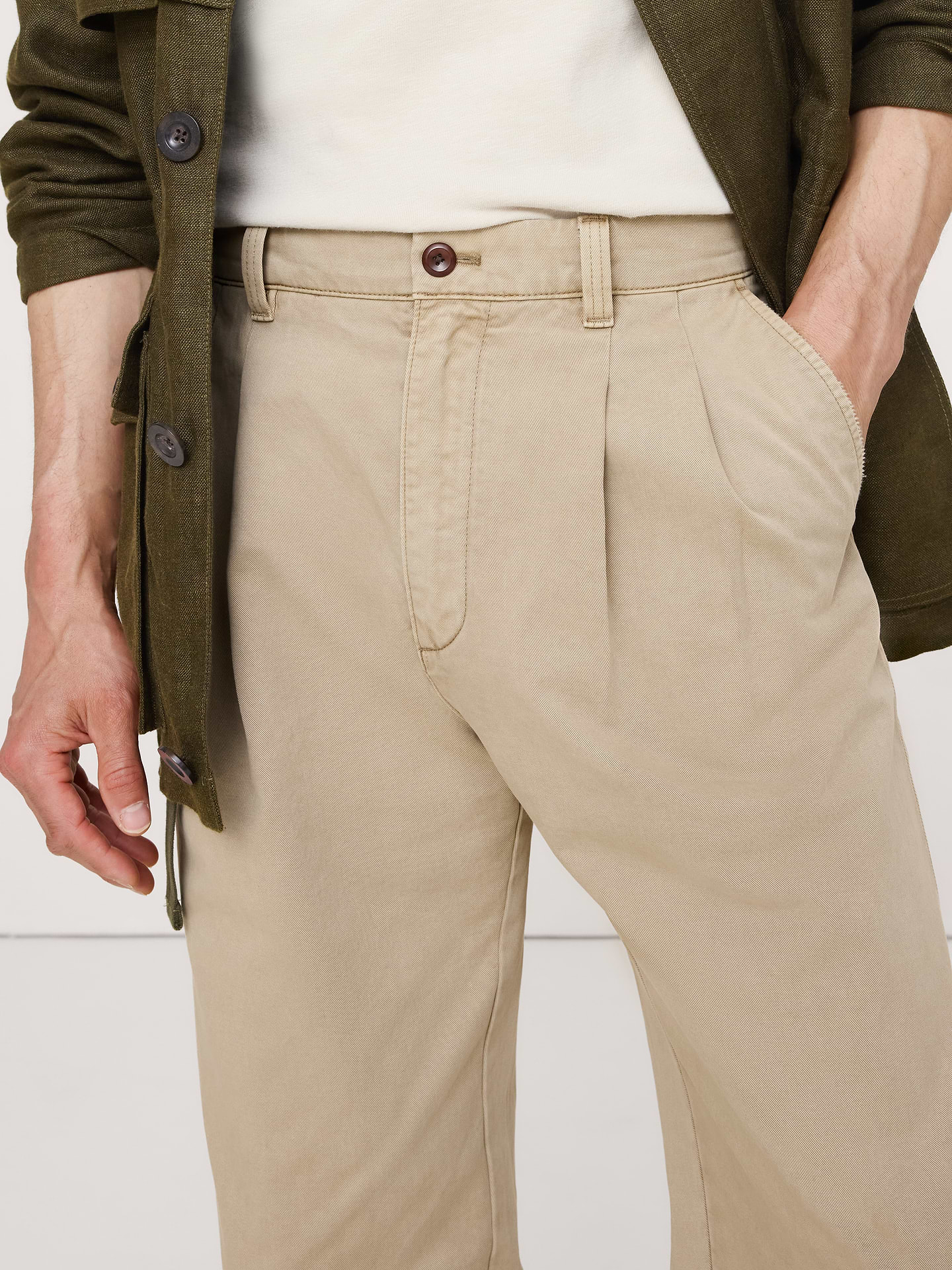 Image number 4 showing, Archive Reissue Straight Pleated Chino