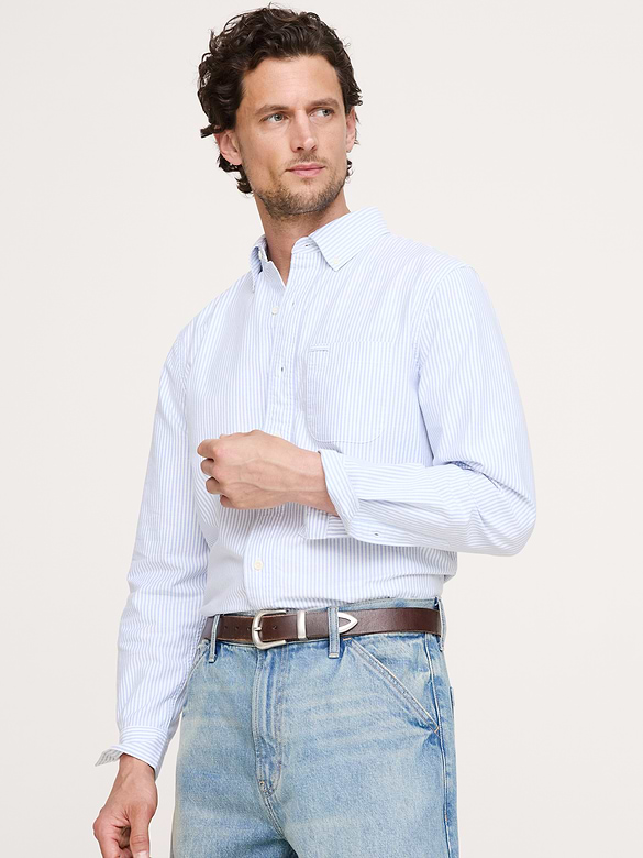 Chemise Oxford de coton coupe standard