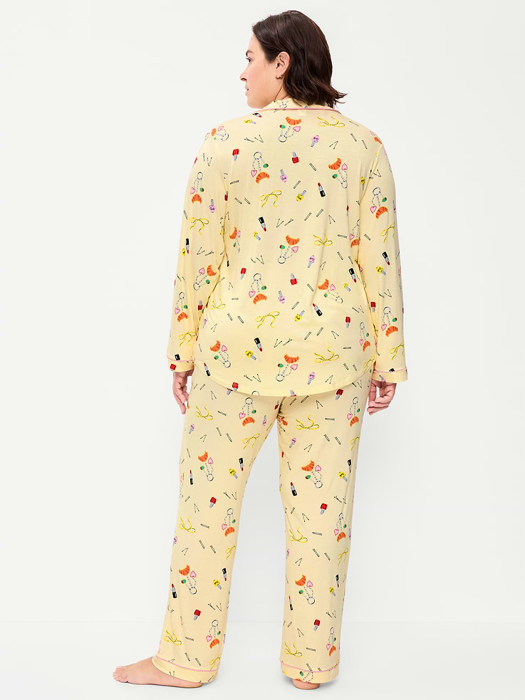 Image number 8 showing, Sunday Sleep Knit Jersey Pant Set