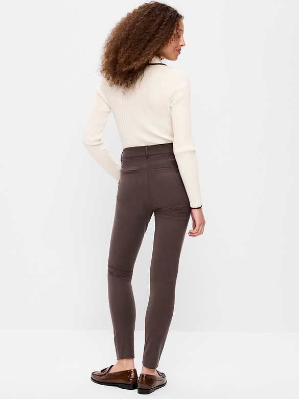 High-Waisted Pixie Skinny Ankle Pants
