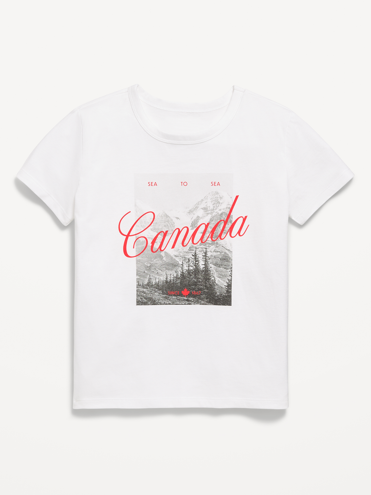 L'image numéro 1 présente T-shirt à manches courtes à imprimé pour fille
