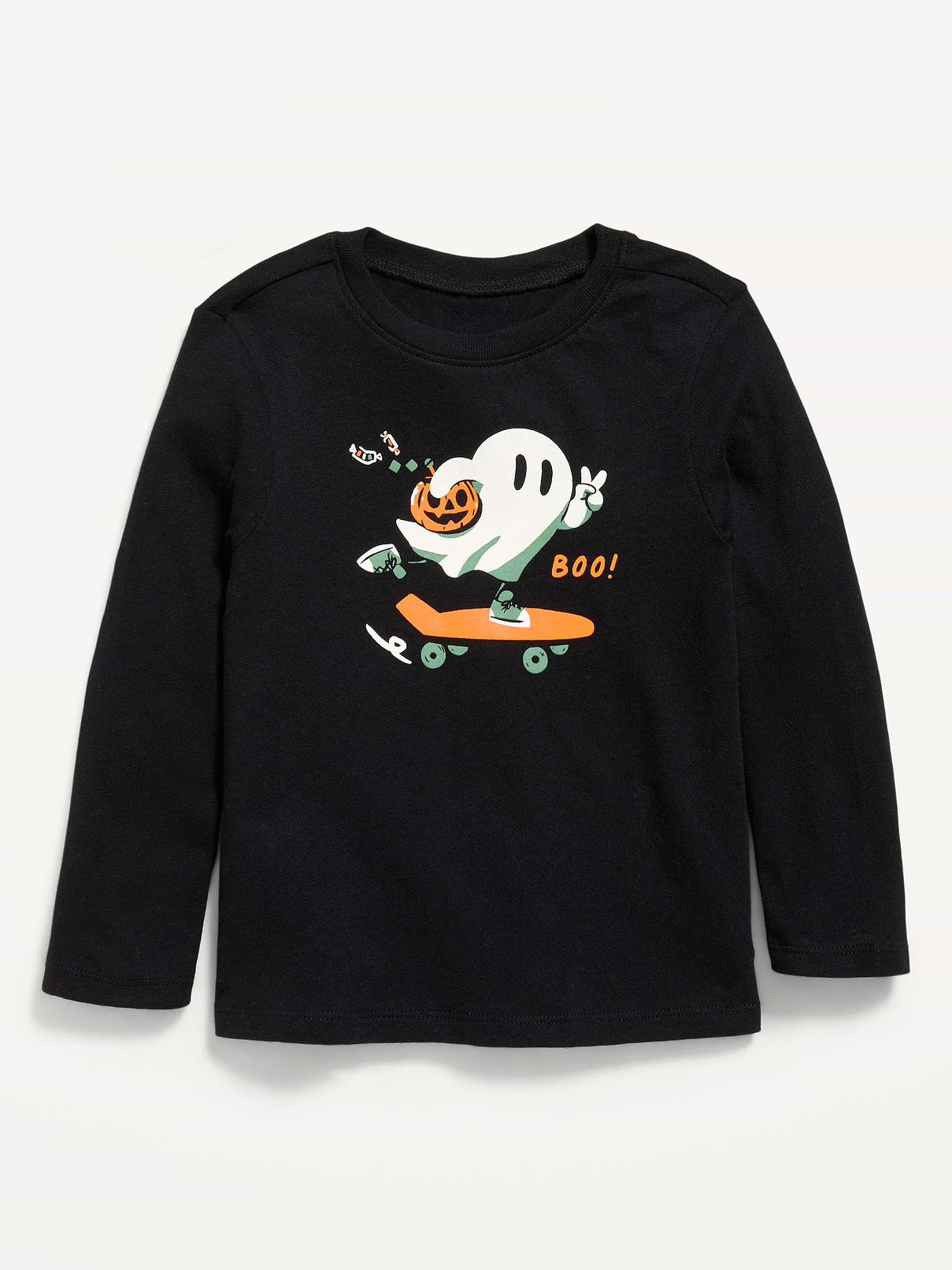 L'image numéro 1 présente T-shirt à manches longues à imprimé unisexe pour tout-petit