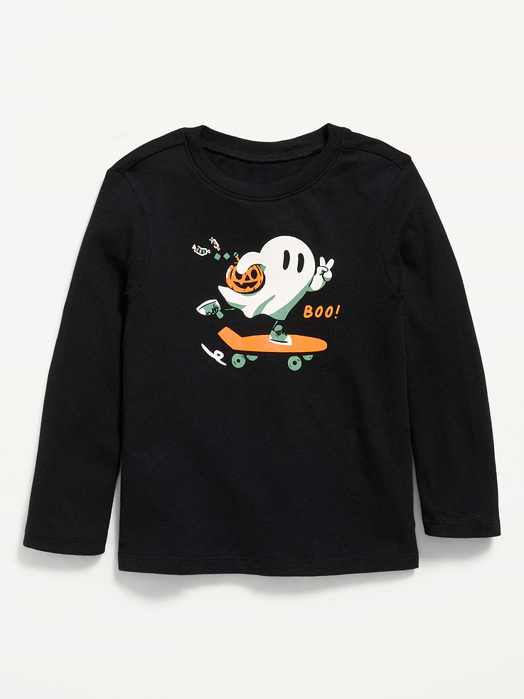 Image 1 of 2, crew neck, long sleeves, graphic at front, Product #1181564