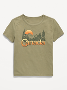 Image number 1 showing, Short-Sleeve Graphic T-Shirt for Girls