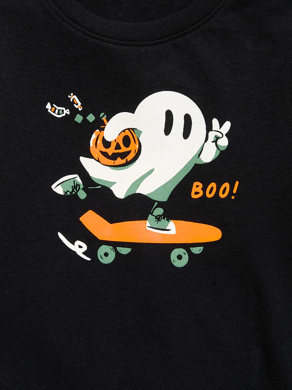 Long-Sleeve Unisex Graphic T-Shirt for Toddler
