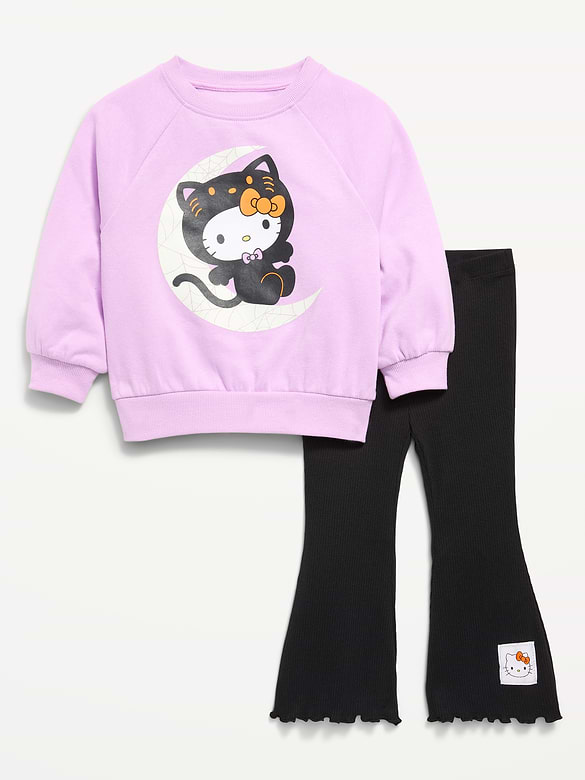 Hello Kitty® Sweatshirt and Flared Leggings Set for Toddler Girls