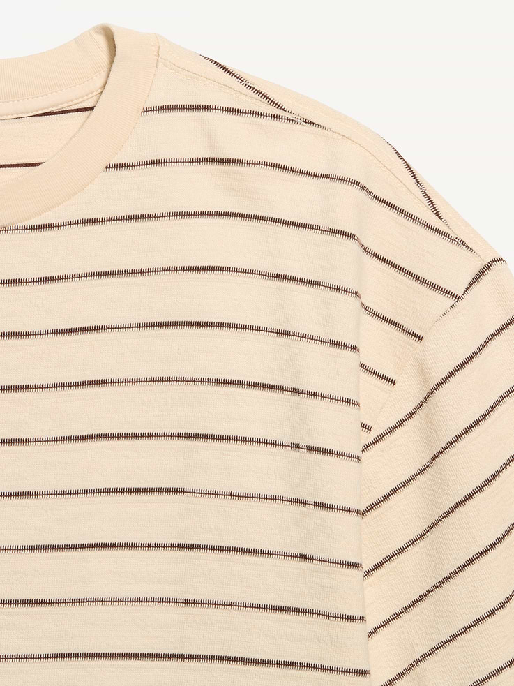Image number 4 showing, Oversized Heavyweight Garment-Washed T-Shirt