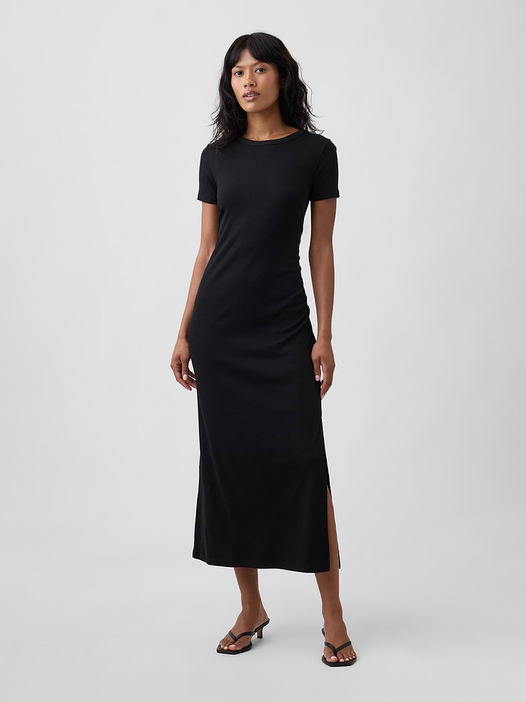Image number 1 showing, Modern Ribbed Maxi Dress