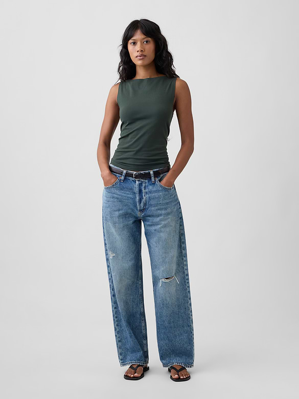Boatneck Tank Top